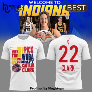 2024 Caitlin Clark Indiana Fever White Shirt Limited Edition