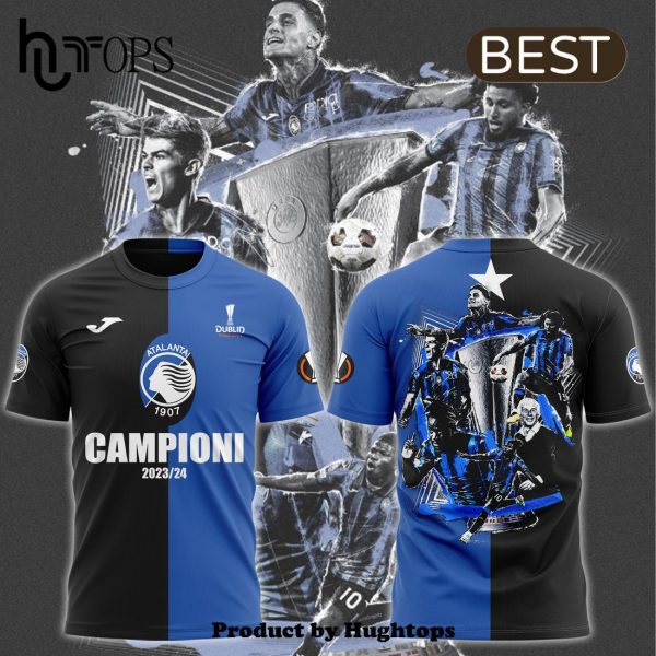 Atalanta B.C Campioni Europa League Navy Shirt 2024