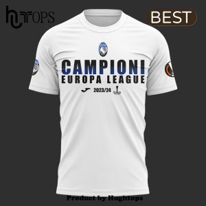 Atalanta B.C Campioni Europa League White Shirt 2024
