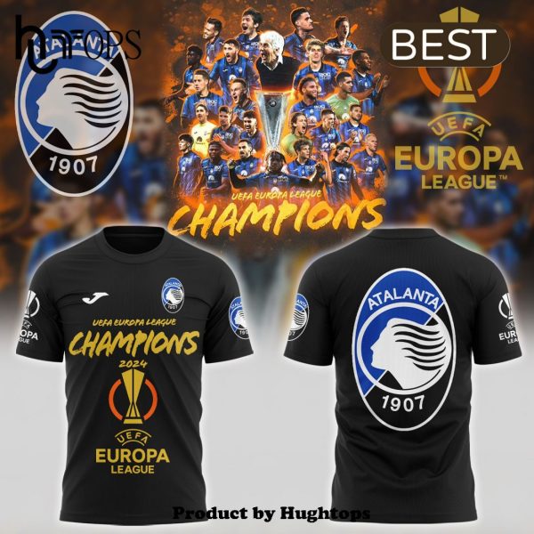 Atlanta BC Campione 2024 Maglietta Europa League Black 3D Hoodie