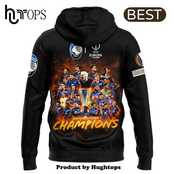 Atlanta BC Campione 2024 Maglietta Europa League Black 3D Hoodie