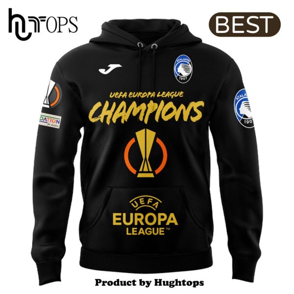 Atlanta BC Campione 2024 Maglietta Europa League Black 3D Hoodie