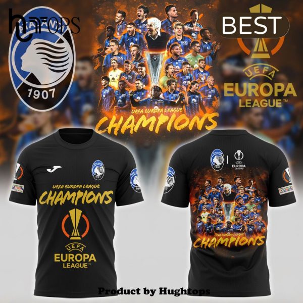 Atlanta BC Campione 2024 Maglietta Europa League Black 3D Hoodie