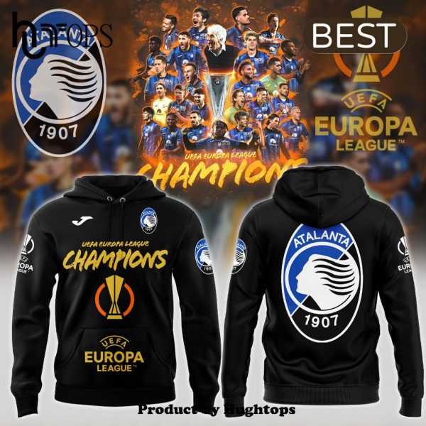 Atlanta BC Campione 2024 Maglietta Europa League Black 3D Hoodie