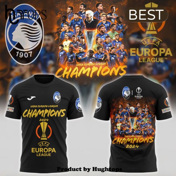 Atlanta BC Campione Maglietta Europa League 2024 Black 3D Hoodie