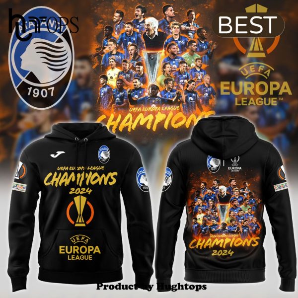 Atlanta BC Campione Maglietta Europa League 2024 Black 3D Hoodie