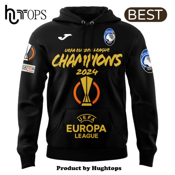 Atlanta BC Campione Maglietta Europa League 2024 Black 3D Hoodie