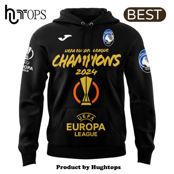 Atlanta BC Campione Maglietta Europa League 2024 Black 3D Hoodie