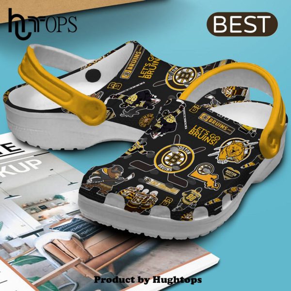 Boston Bruins Ice Hockey Team NHL Sport Crocs Clogs Shoes