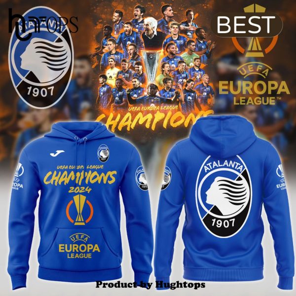 Campione Atlanta BC Felpa con cappuccio 2024 Europa Navy Hoodie