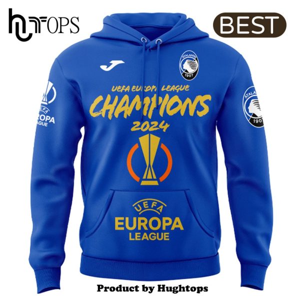 Campione Atlanta BC Felpa con cappuccio 2024 Europa Navy Hoodie