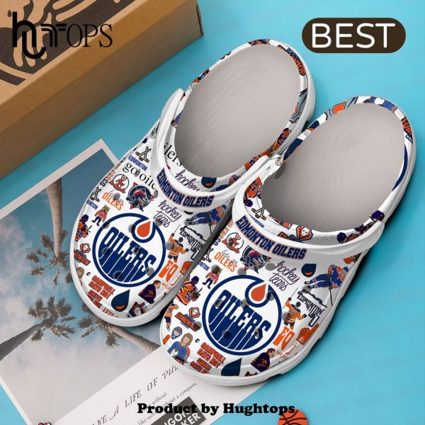 Edmonton Oilershockey NHL Crocs Clogs Shoes