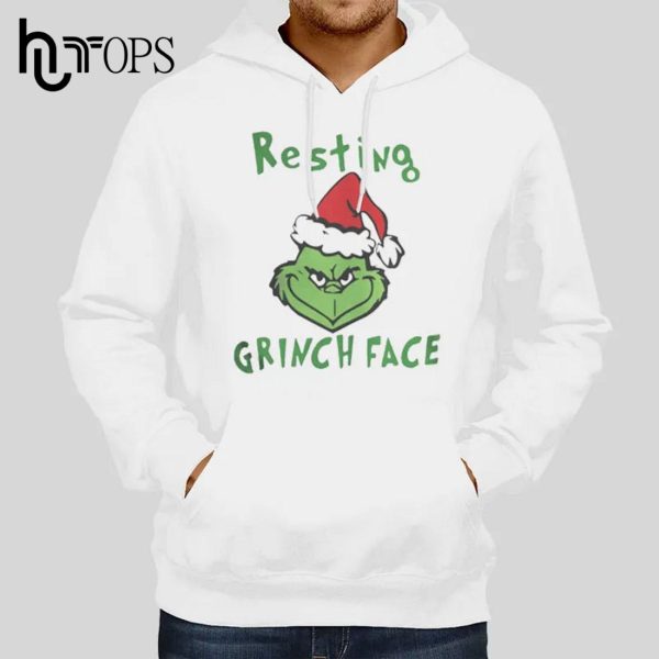 Funny Christmas Resting Grinch Face T-Shirt