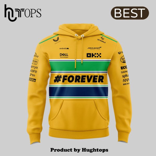 Limited Edition Forever Senna McLaren Yellow Hoodie, Jogger, Cap