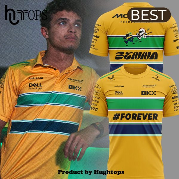 Limited Edition Forever Senna McLaren Yellow Shirt