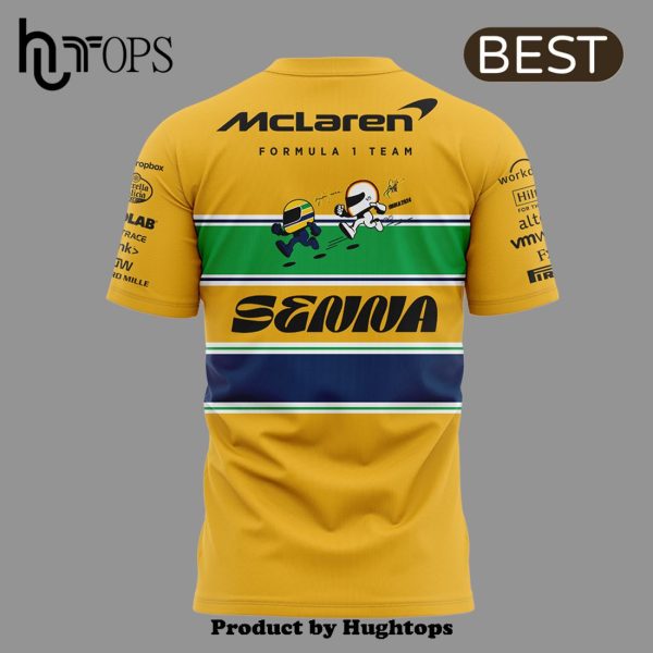 Limited Edition Forever Senna McLaren Yellow Shirt