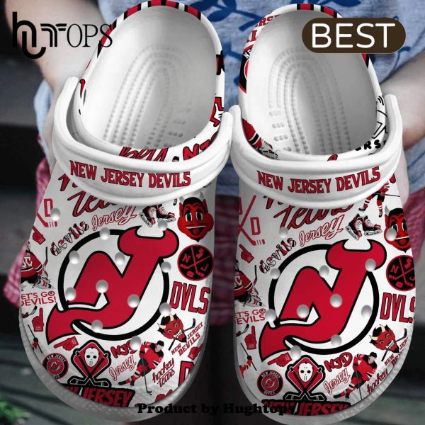 New Jersey Devilsice Hockey Team NHL Sport Crocs Clogs Shoes