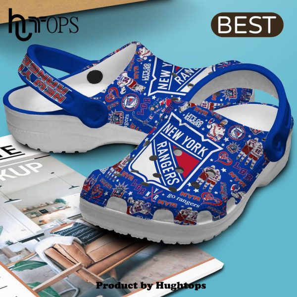 New York Rangers NHL Sport Crocs Clogs Shoes