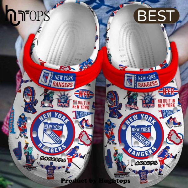 New York Rangersice Hockey Team NHL Sport Crocs Clogs Shoes