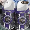 NFL Baltimore Ravens Football Crocs Clogs