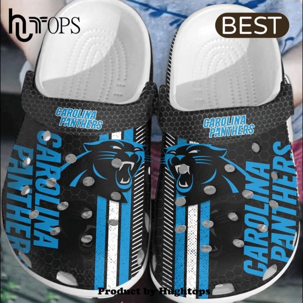 NFL Carolina Panthers Football Crocs