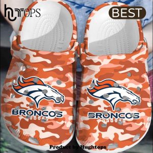 NFL Denver Broncos Football Comfortable Crocs Clogs Shoes