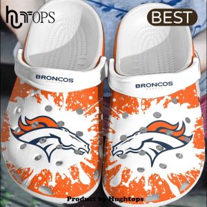 NFL Denver Broncos Football Shoes Clogs Comfortable Crocs For Men Women