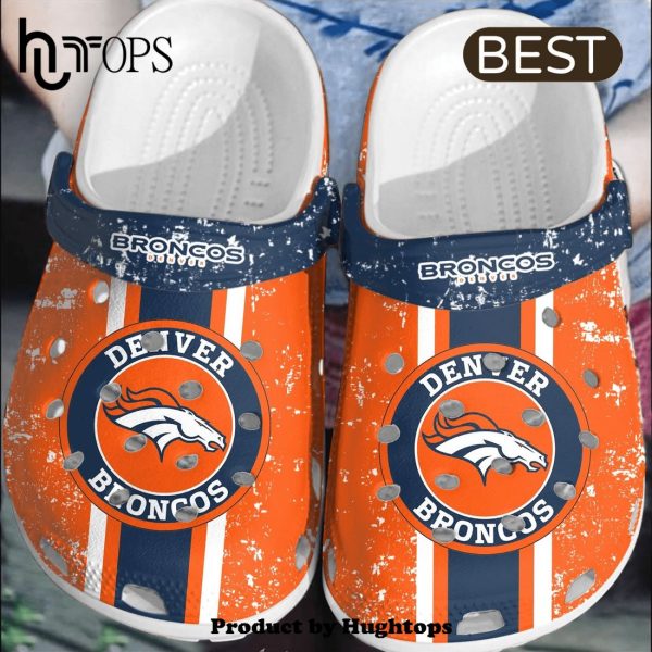 NFL Denver Broncos Football Shoes Comfortable Clogs Crocs