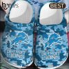 NFL Detroit Lions Football Comfortable Clogs Shoes Crocs