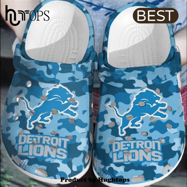 NFL Detroit Lions Football Clogs Crocs