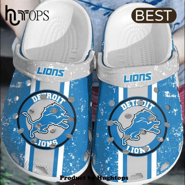 NFL Detroit Lions Football Comfortable Shoes Clogs Crocs For Men Women