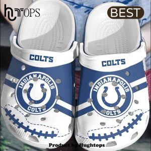 NFL Indianapolis Colts Football Clogs Comfortable Crocs Shoes