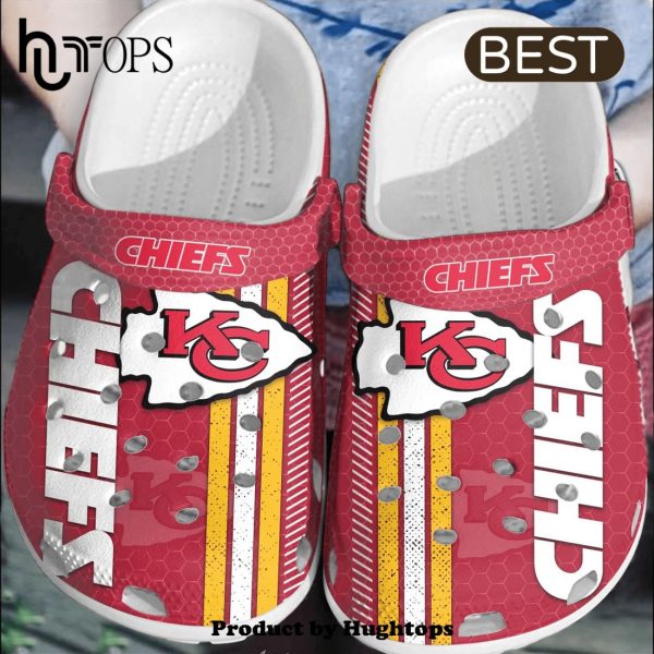 NFL KC Chiefs Football Crocs Shoes Limited Edition