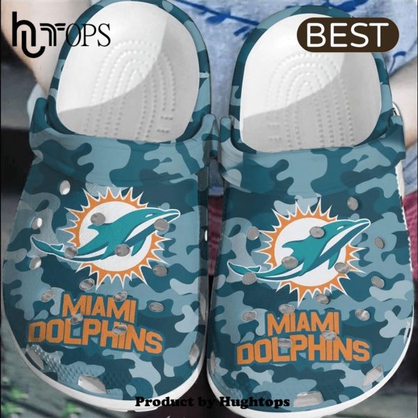 NFL Miami Dolphins Football Crocs Clogs