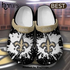 NFL New Orleans Saints Comfortable Crocs Clogs Shoes