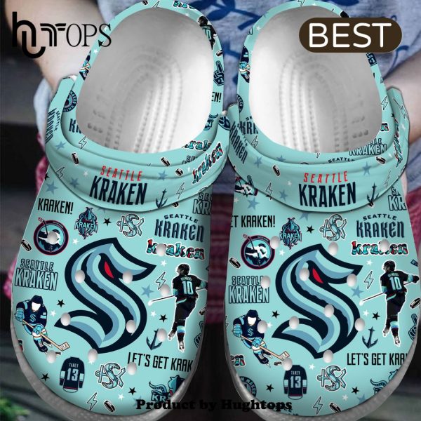 Seattle Kraken NHL Sport Crocs Clogs Shoes