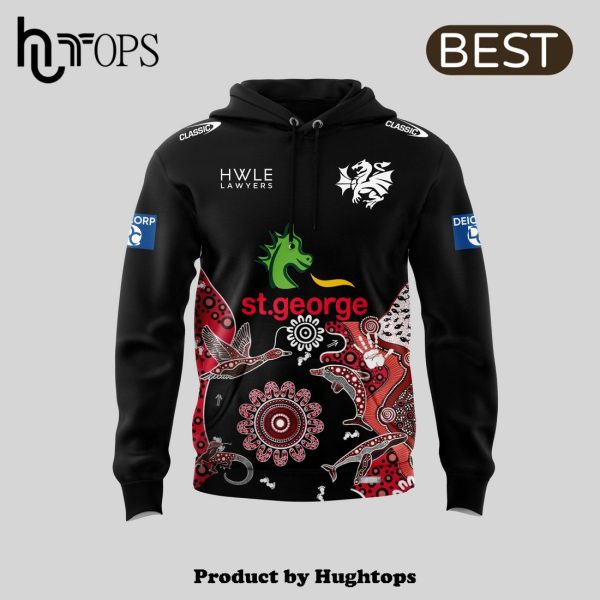 Special INDIGENOUS TRAINING St. George Illawarra Dragons Hoodie