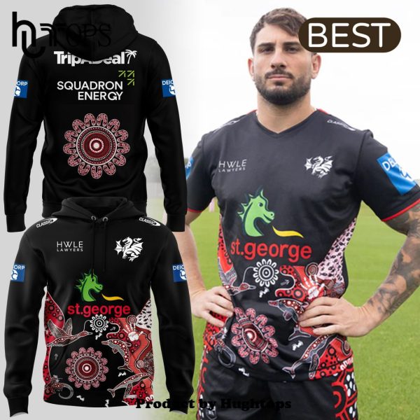 Special INDIGENOUS TRAINING St. George Illawarra Dragons Hoodie