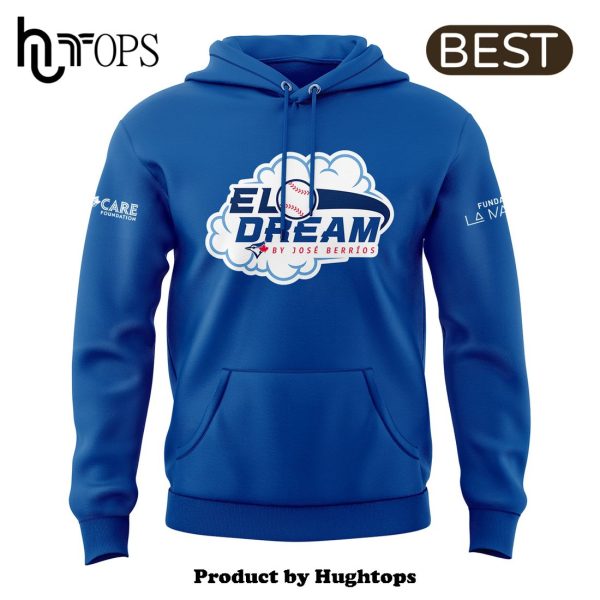 Special Toronto Jays Dream By Jose Berios Blue Hoodie