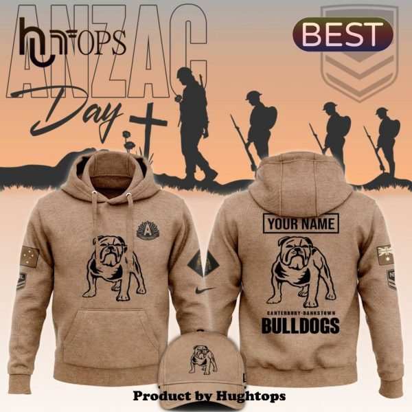 2024 Canterbury-Bankstown Bulldogs Anzac Round Custom Hoodie, Jogger, Cap