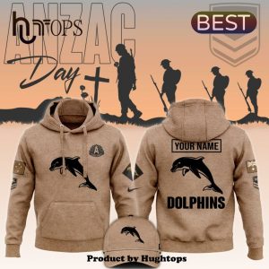 2024 Dolphins Anzac Round Custom Hoodie, Jogger, Cap