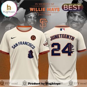 2024 Juneteenth Willie Mays San Francisco Giants Rickwood Field Hoodie