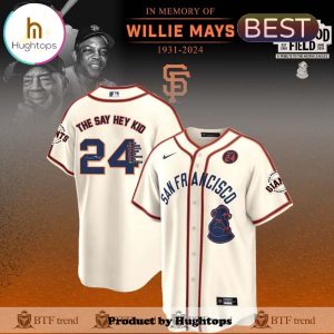 2024 Juneteenth Willie Mays San Francisco Giants Rickwood Field Jersey