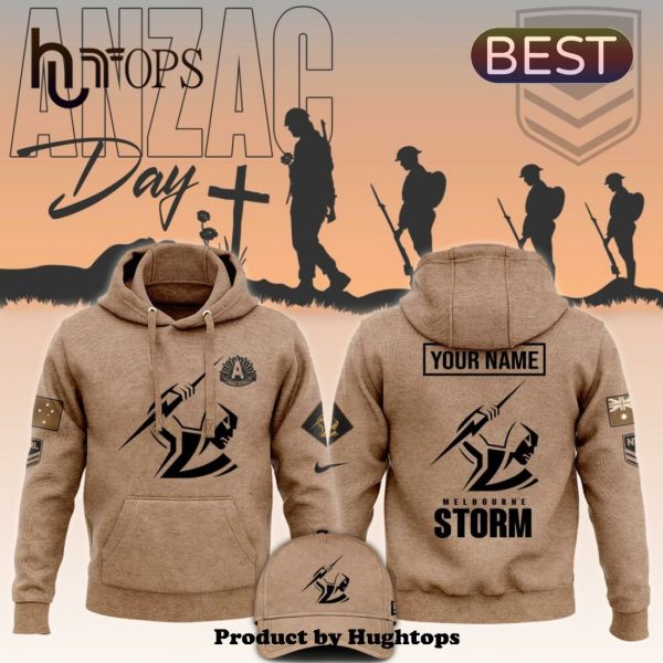 2024 Melbourne Storm Anzac Round Custom Hoodie, Jogger, Cap