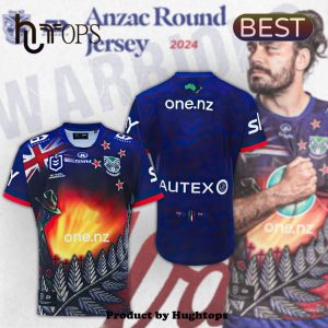 2024 New Zealand Warriors Anzac Round Shirt