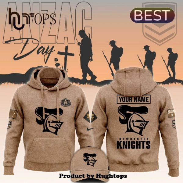 2024 Newcastle Knights Anzac Round Custom Hoodie, Jogger, Cap