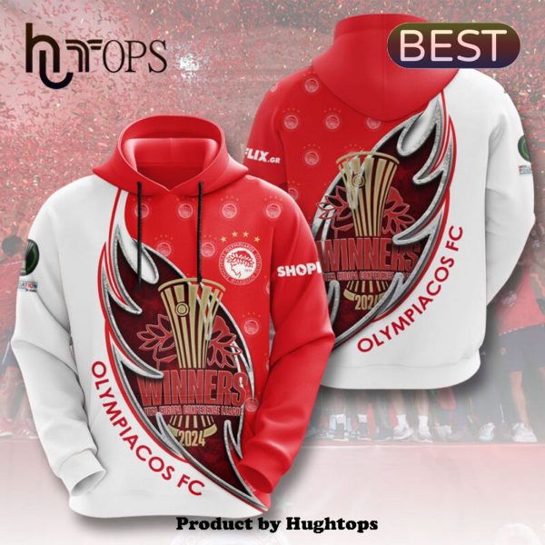 2024 Olympiacos FC Winners Special Europa League Hoodie