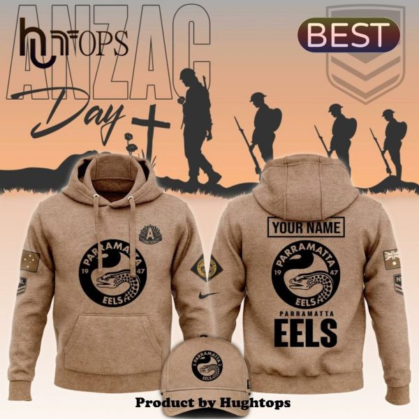 2024 Parramatta Eels Anzac Round Custom Hoodie, Jogger, Cap