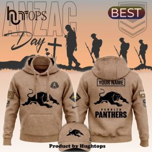 2024 Penrith Panthers Anzac Round Custom Hoodie, Jogger, Cap