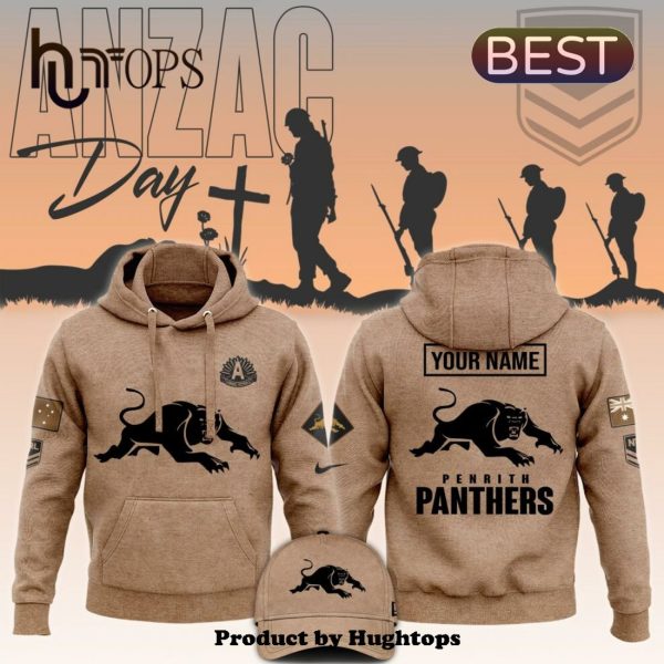 2024 Penrith Panthers Anzac Round Custom Hoodie, Jogger, Cap